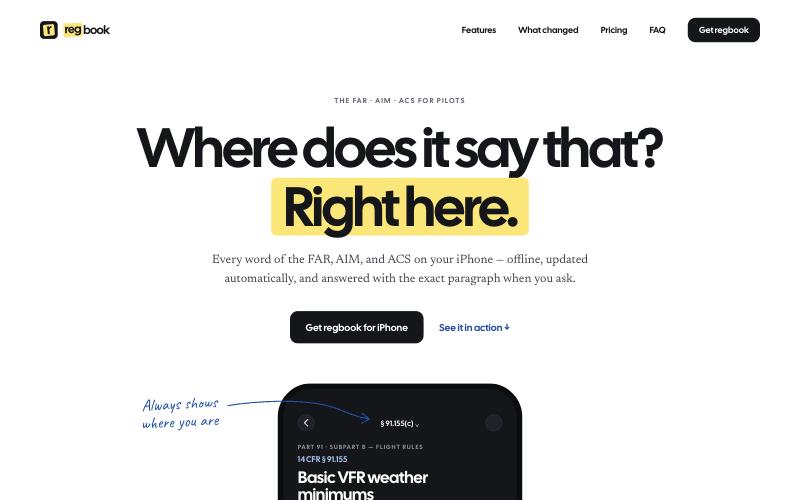 regbook website